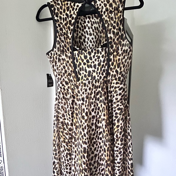 Torrid leopard print overlay swim suit/dress - Picture 3 of 6